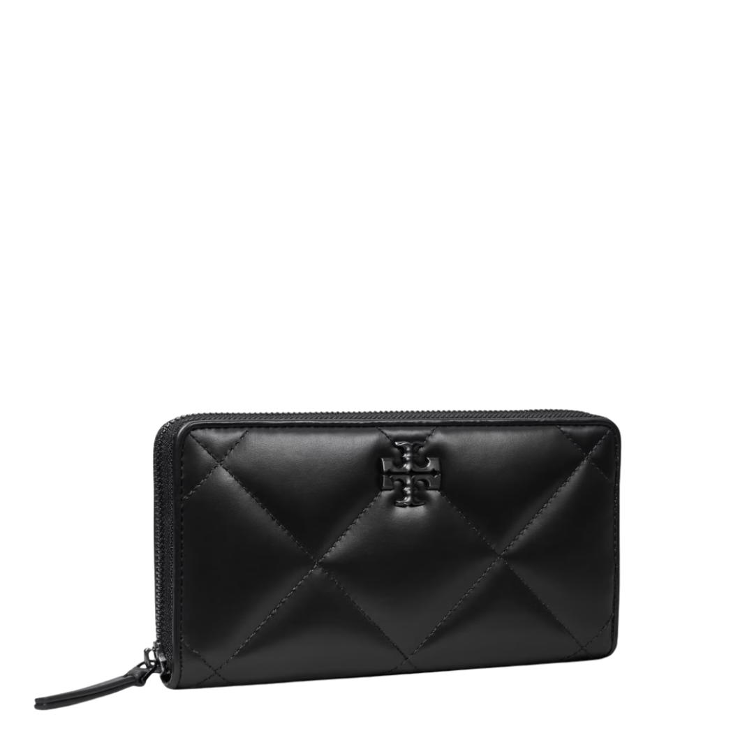 Tory Burch Kira Diamond Quilt Zip Continental Wallet