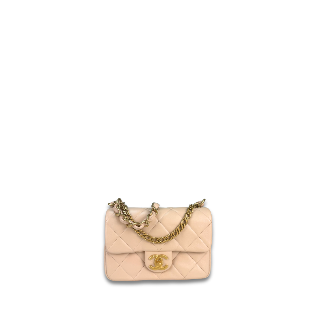 Chanel Blush Pink Mini Single Flap