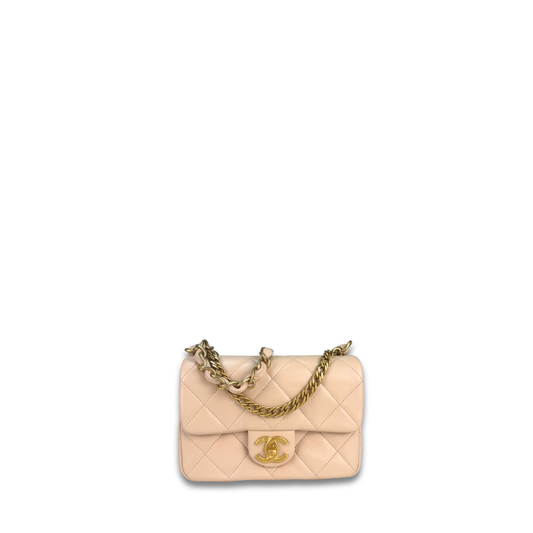 Chanel Blush Pink Mini Single Flap
