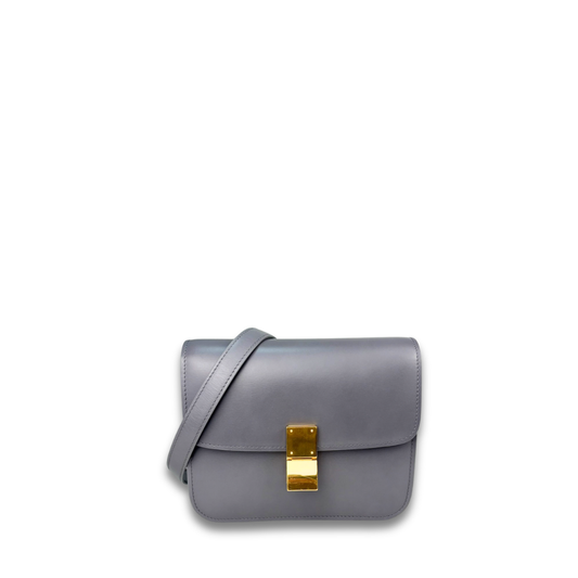 Celine Dark Grey Small Box Bag