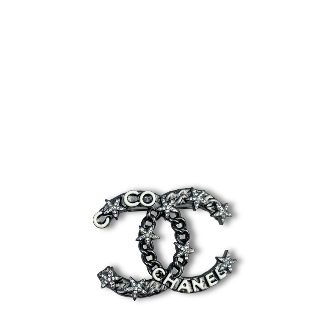 Chanel Silver Star Brooch