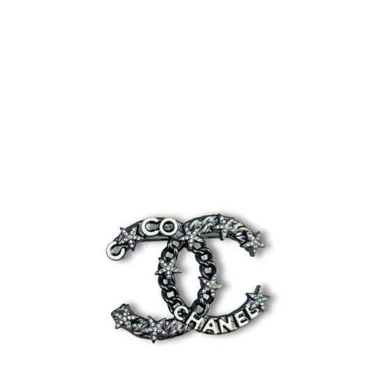 Chanel Silver Star Brooch