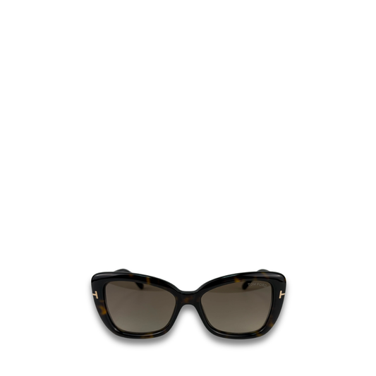 Tom Ford Tortoiseshell Butterfly Sunglasses