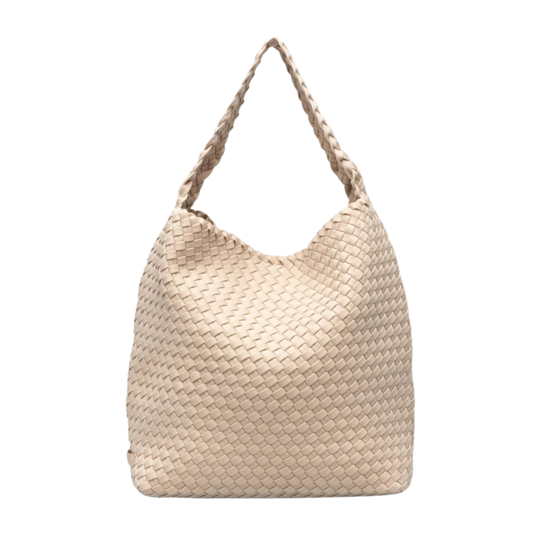 Naghedi Medium Nomad Hobo - Ecru | Lola Saratoga