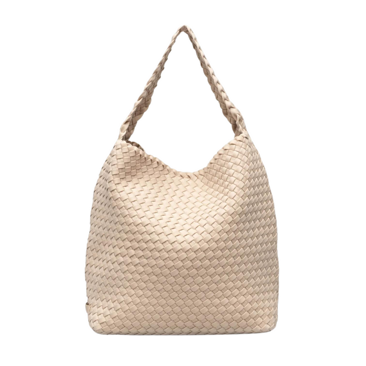 Naghedi Medium Nomad Hobo - Ecru | Lola Saratoga