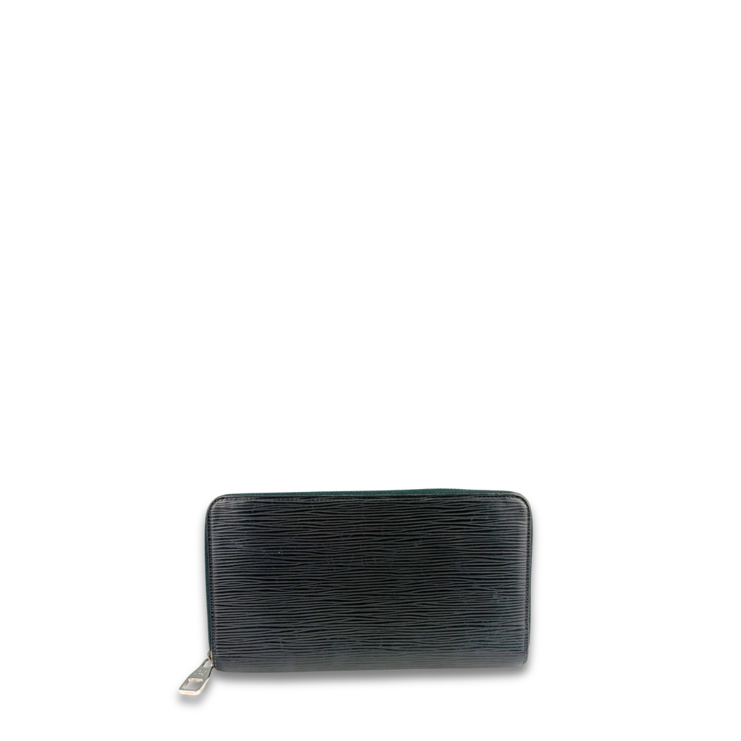 Louis Vuitton Navy Epi Zippy Organizer Wallet