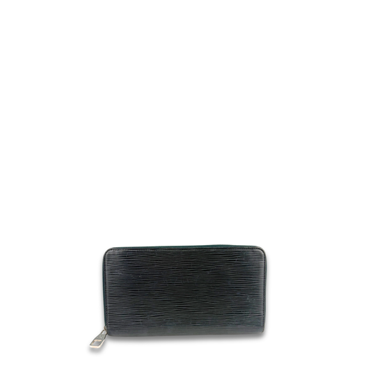 Louis Vuitton Navy Epi Zippy Organizer Wallet