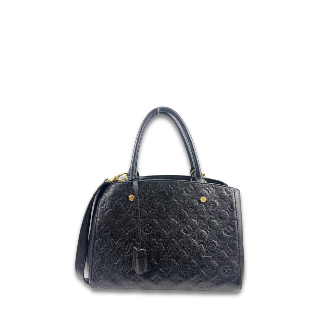 Louis Vuitton Black Empreinte Montaigne MM