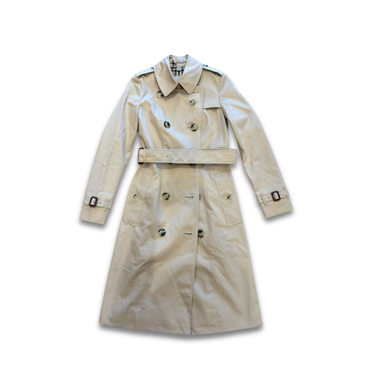Burberry Chelsea Long Trench Coat- Size 4
