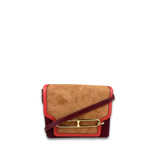 Hermès Suede Tricolor Roulis 23