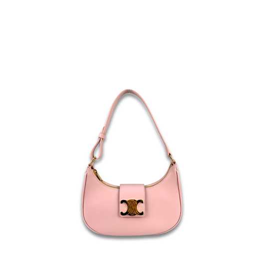 Celine Medium Pink Ava Triomphe Shoulder Bag 