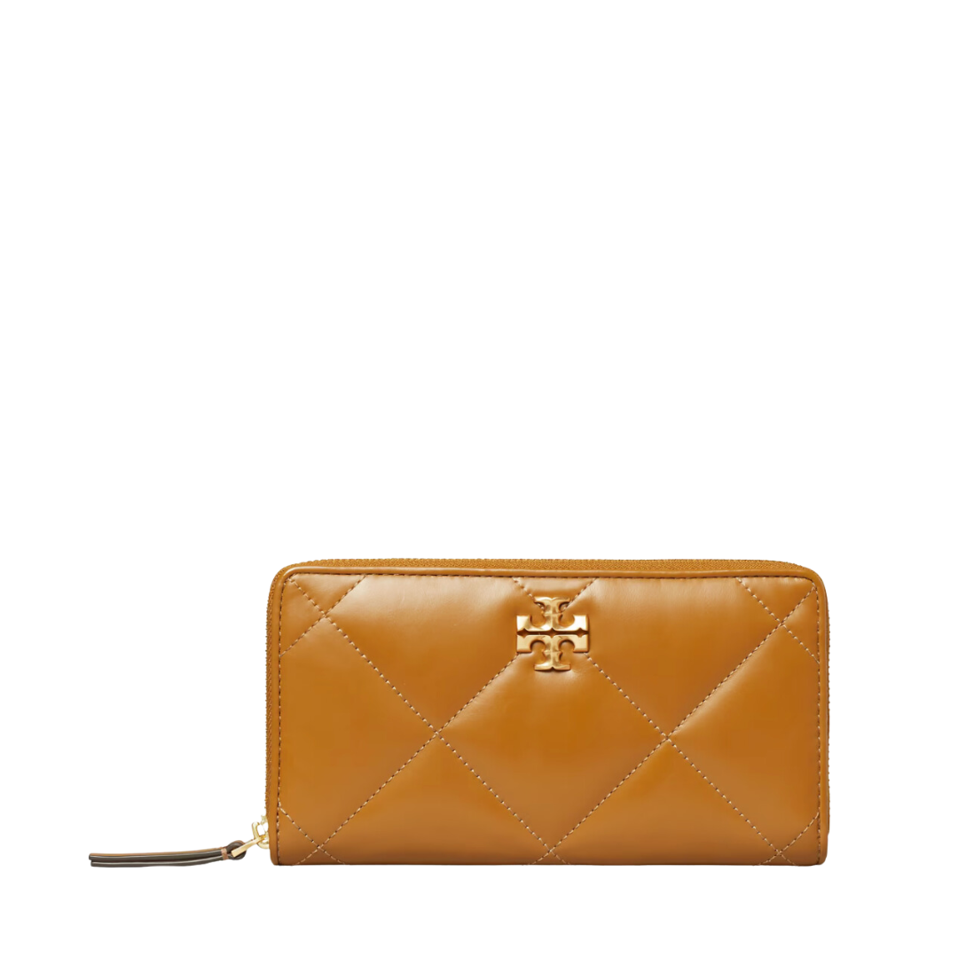 Tory Burch Kira Diamond Quilt Zip Continental Wallet