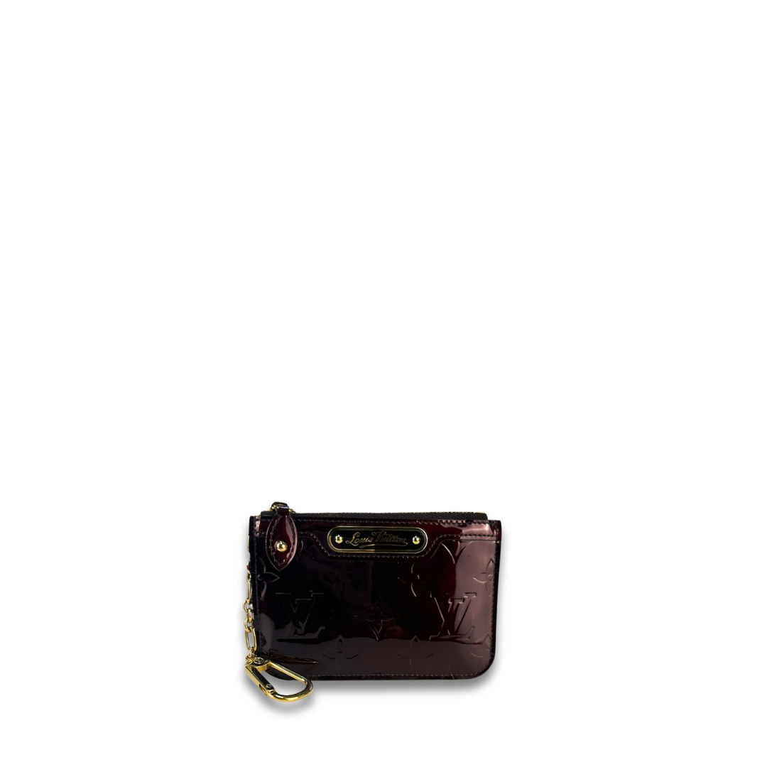 Louis Vuitton Amarante Vernis Key Pouch