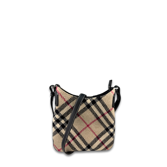 Burberry Checked Wool Crossbody