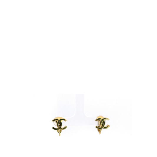 Chanel Dainty CC Huggie Clip-On Earrings