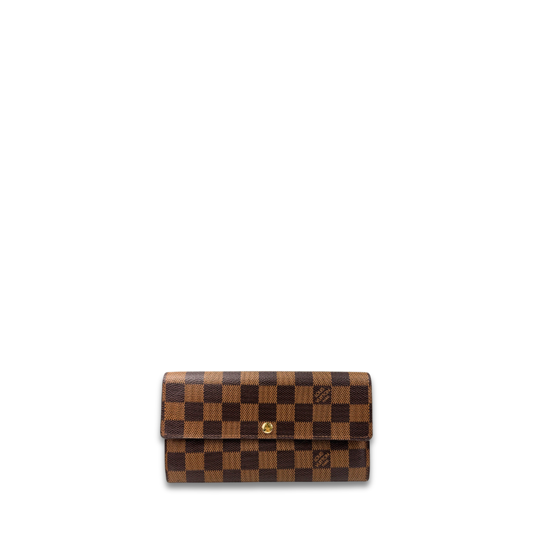 Louis Vuitton Damier Ebene Sarah Wallet