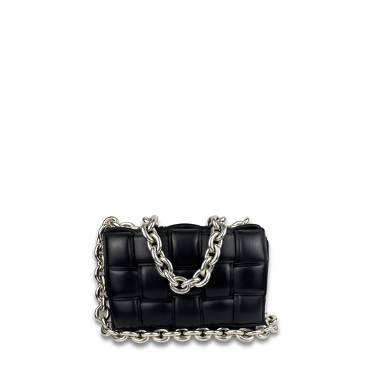 Bottega Veneta Intrecciato Chain Padded Cassette Bag
