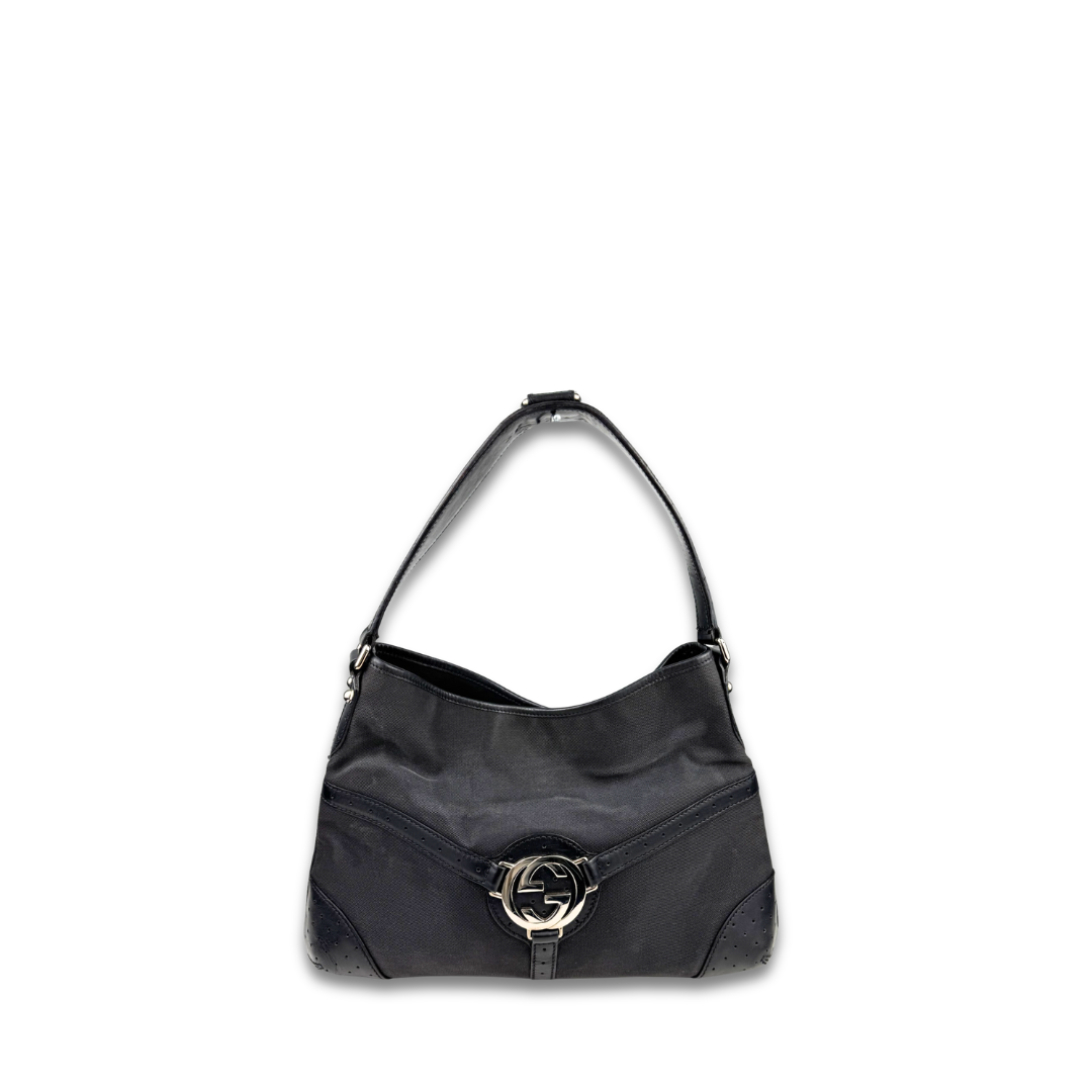 Gucci Vintage Interlocking 'G' Shoulder Bag