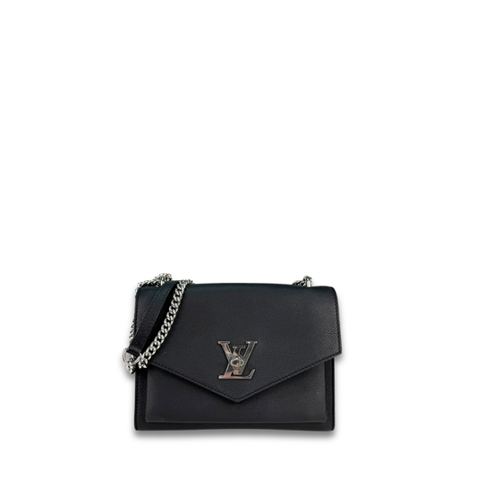 Louis Vuitton Black My Lockme Chain Bag BB