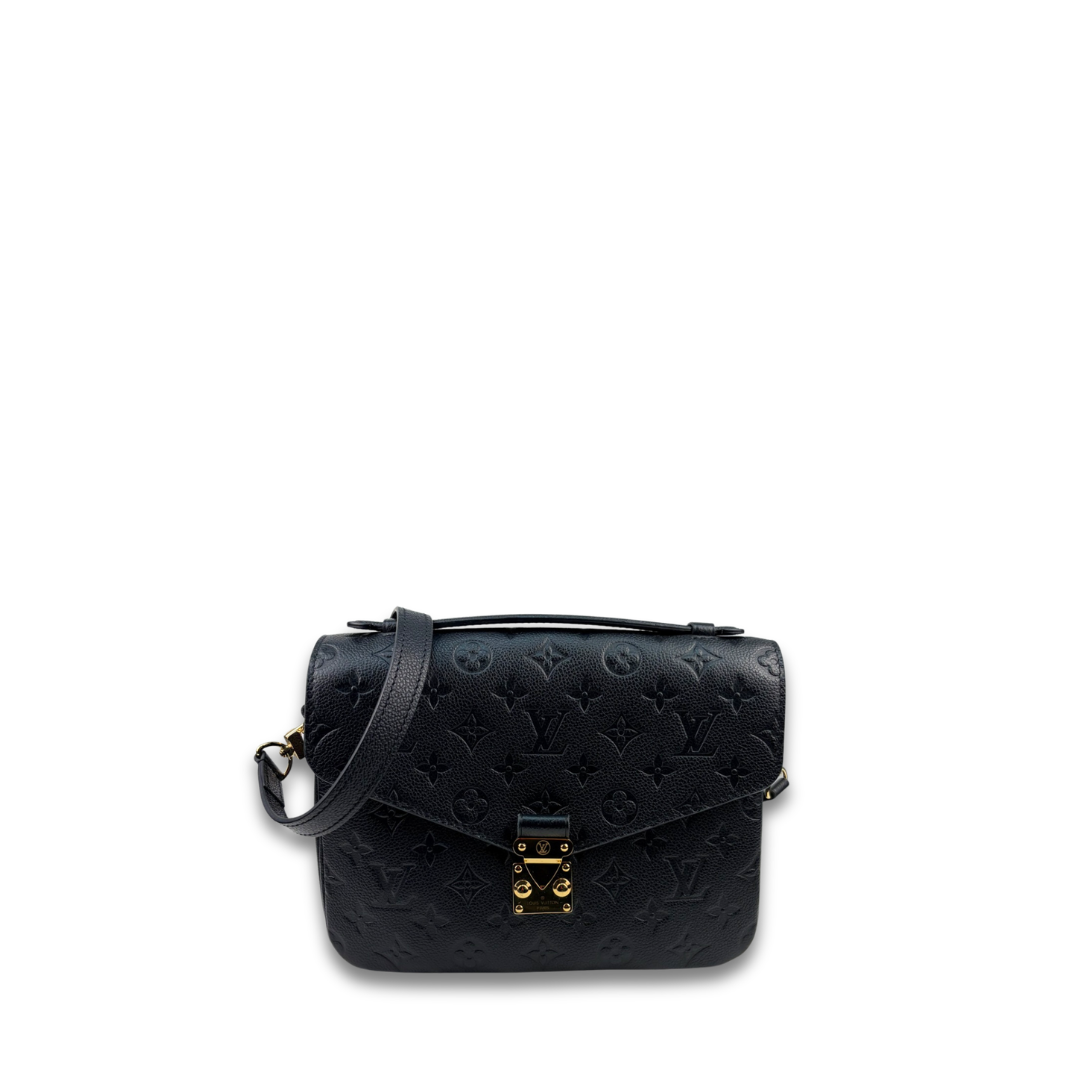 Louis Vuitton Black Empreinte Pochette Métis