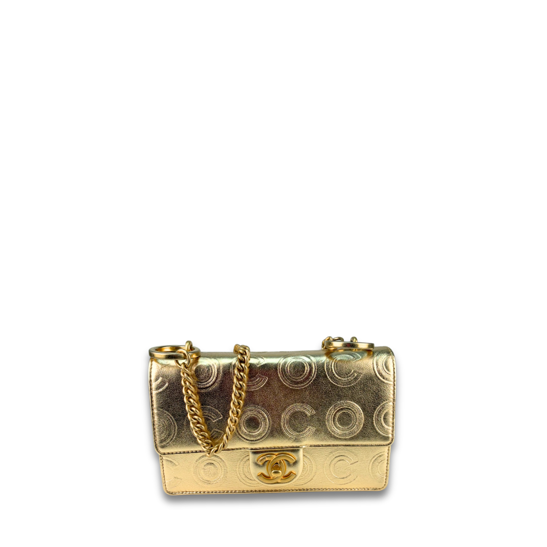 Chanel Metallic Cocallover Small Flap Bag