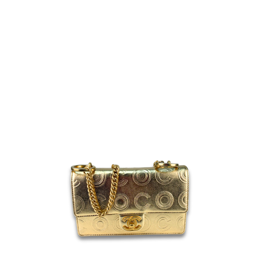 Chanel Metallic Cocallover Small Flap Bag