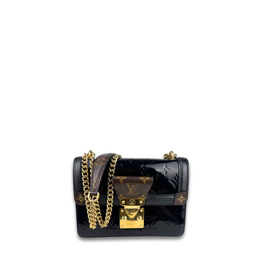 Louis Vuitton Black Vernis Wynwood Bag