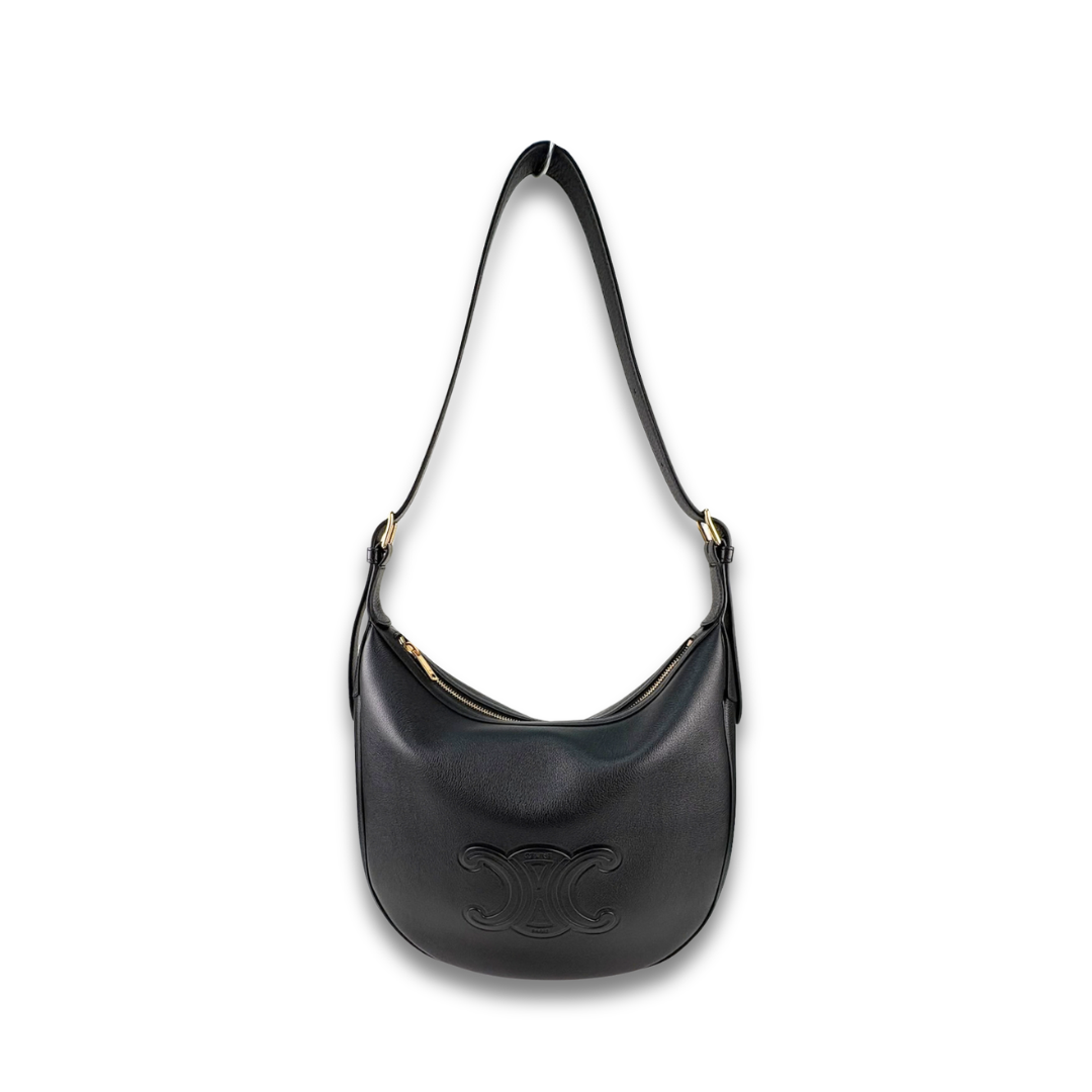 Celine Medium Black Heloise Shoulder Bag
