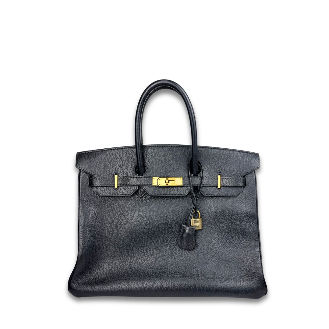 Hermès Ardennes Birkin 35 Noir