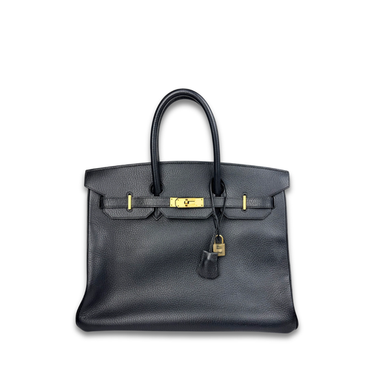 Hermès Ardennes Birkin 35 Noir