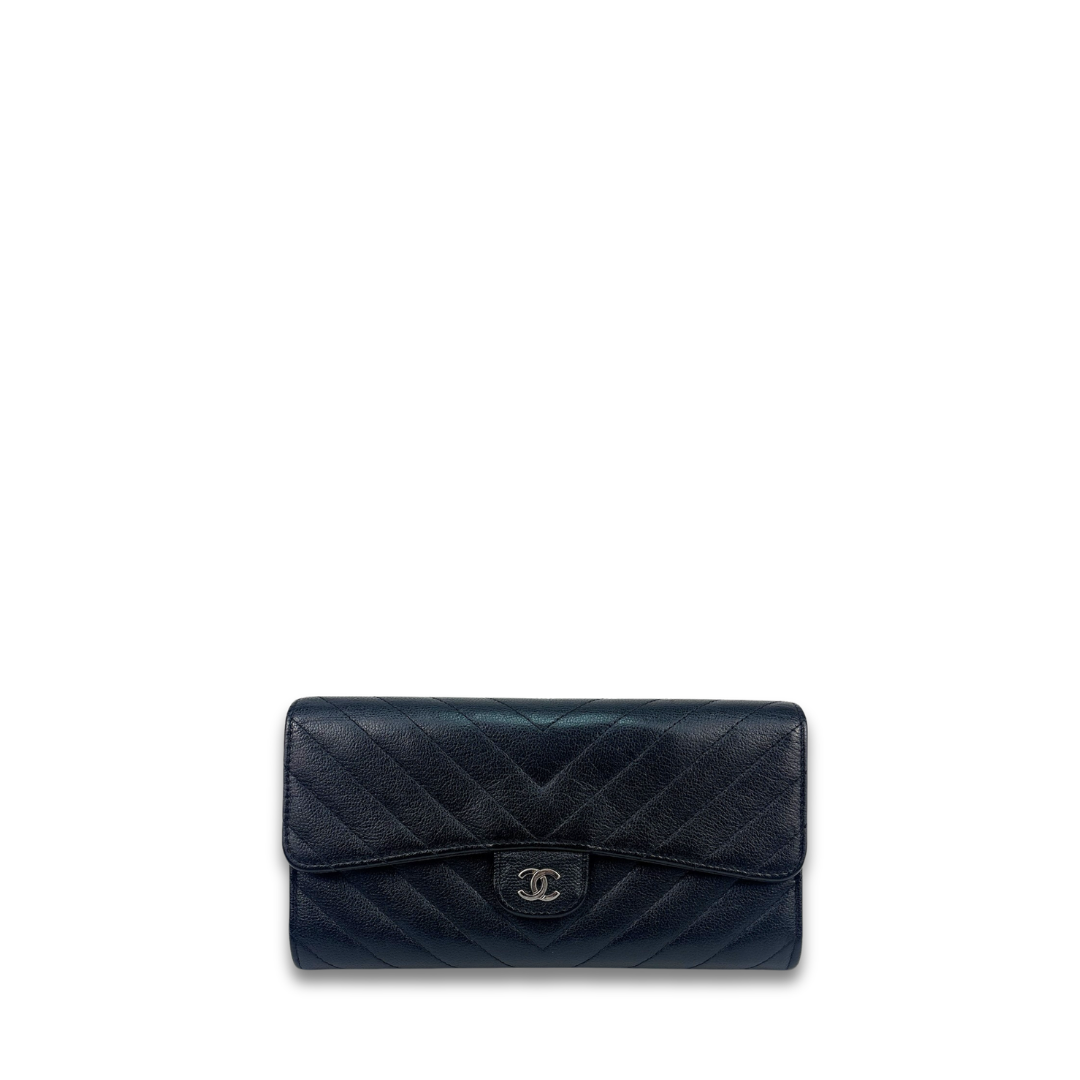 Chanel Chevron Classic Flap Wallet