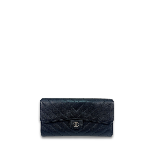Chanel Chevron Classic Flap Wallet
