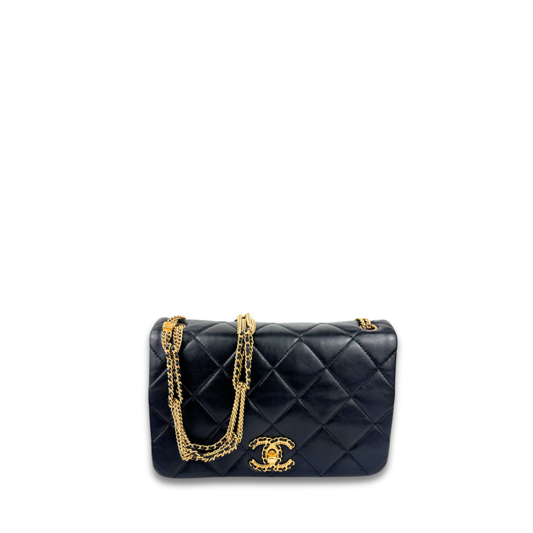 Chanel Small Chain On and On Flap Bag