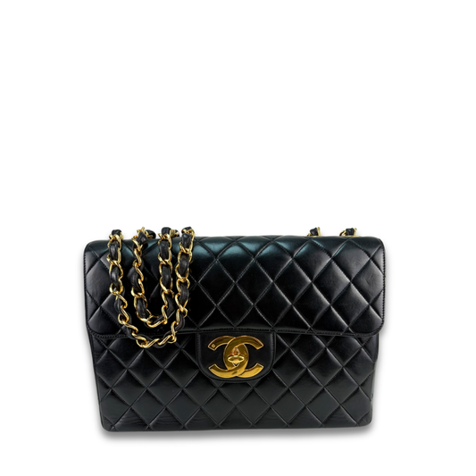 Chanel Vintage Classic XL CC Jumbo Single Flap