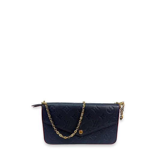Louis Vuitton Navy Empreinte Pochette Felicie