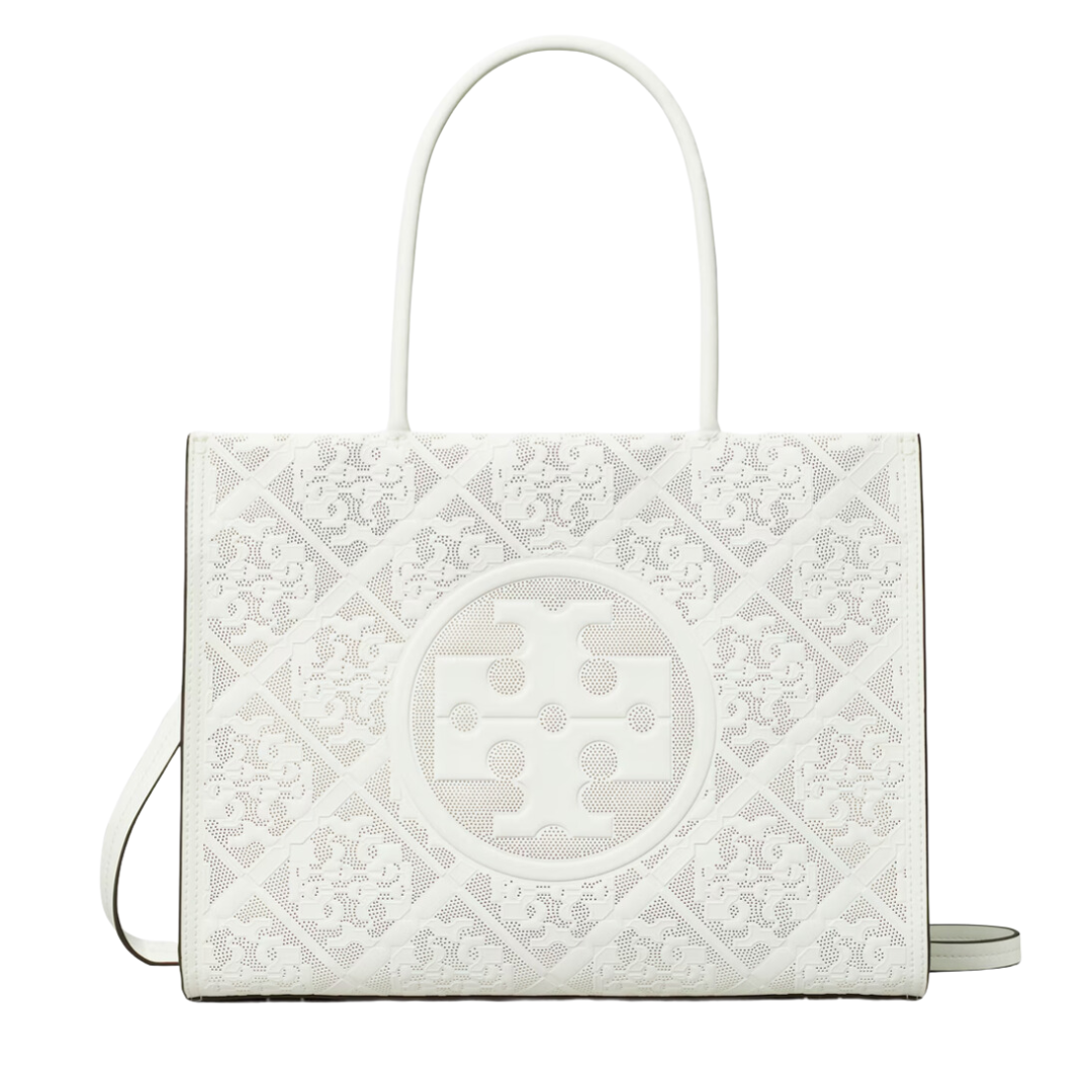 Tory Burch Ella Bio Perforated Small Tote | Lola Saratoga