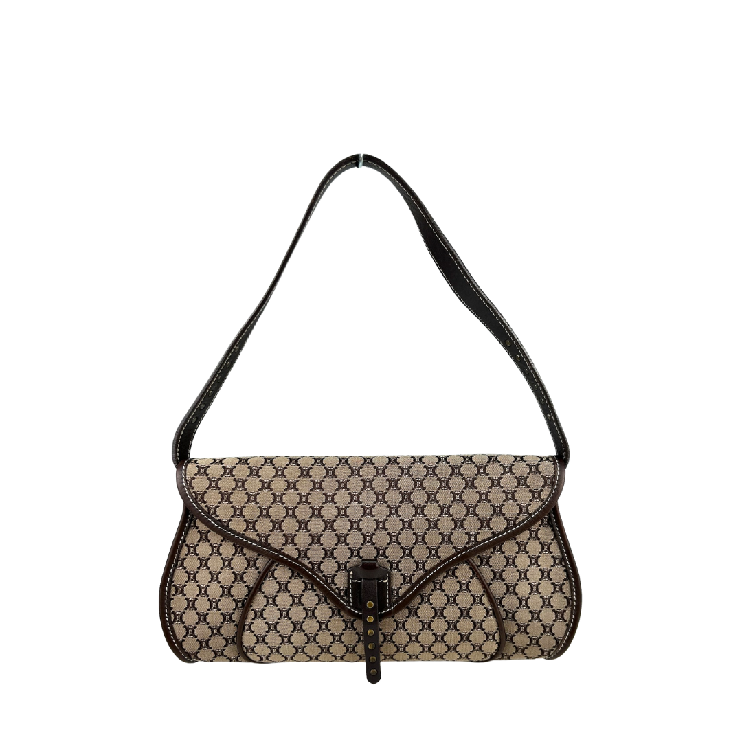 Celine Macadam Canvas Shoulder Bag