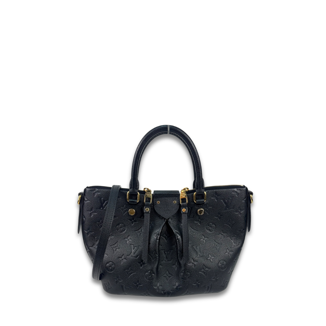Louis Vuitton Black Empreinte Mazarine PM