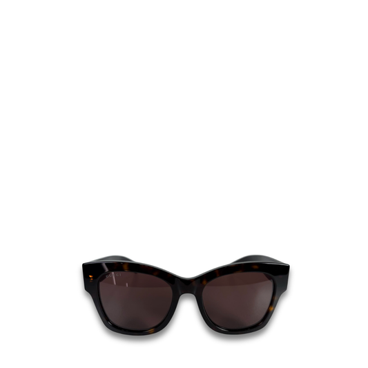 Gucci Square Tortoiseshell Sunglasses