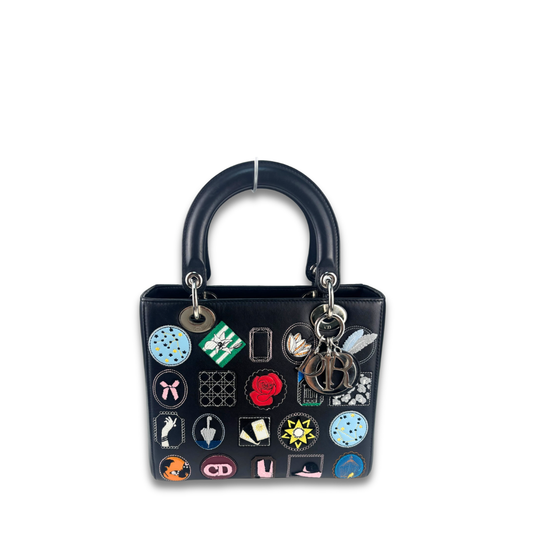 Dior Medium Limited Edition Patchwork Lady Dior