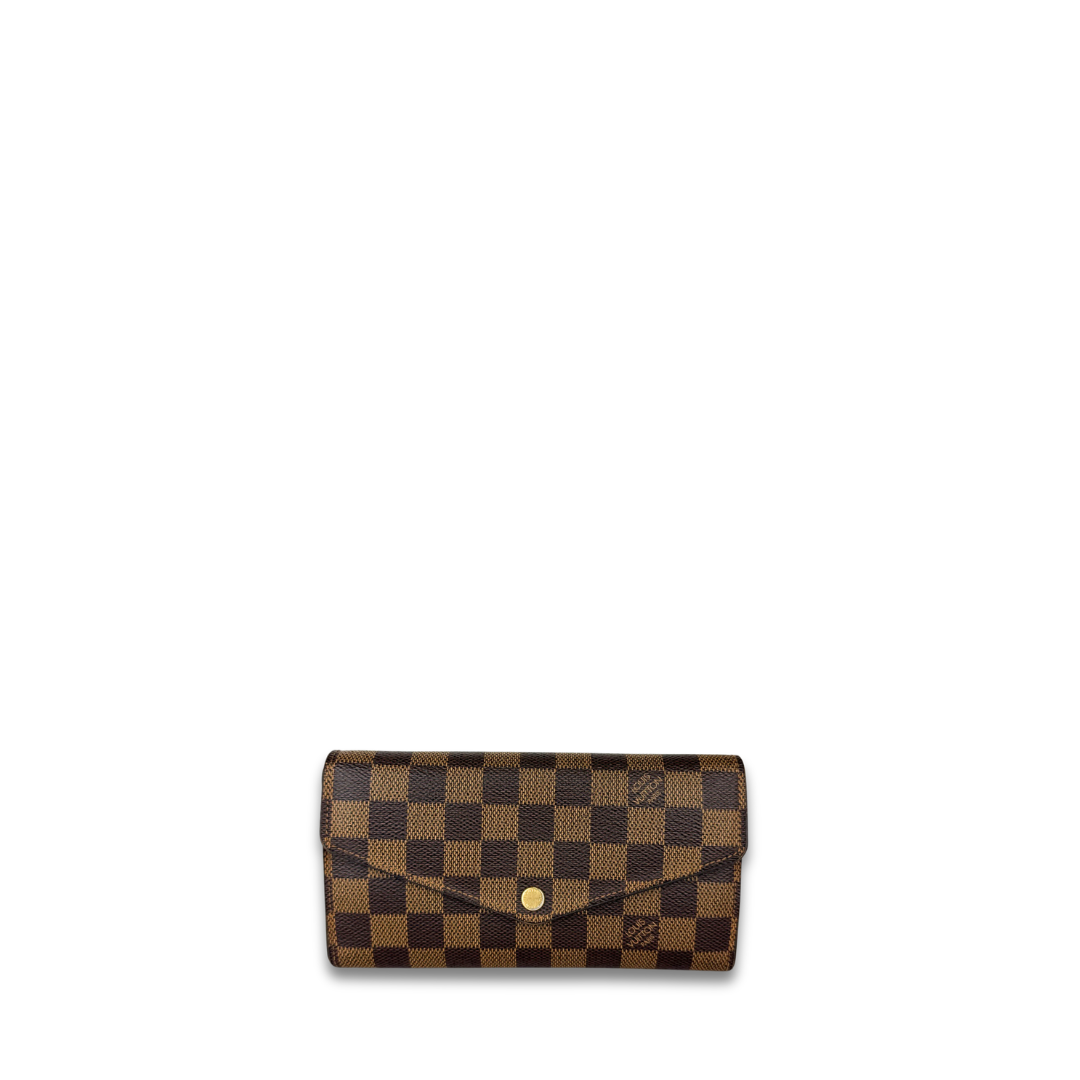 Louis Vuitton Damier Ebene Sarah Wallet