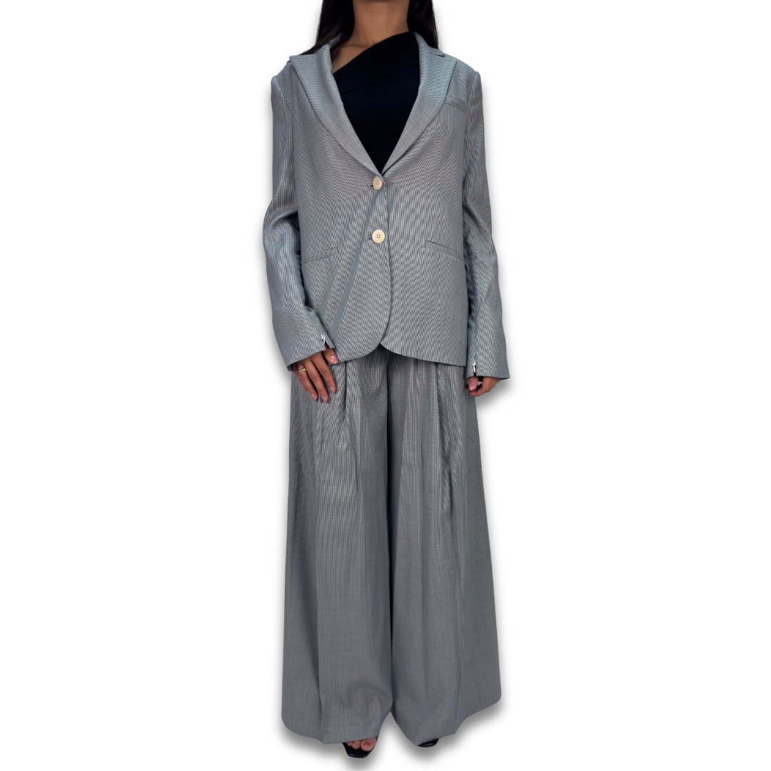 TWP Blue Striped Suit - Size XS/2