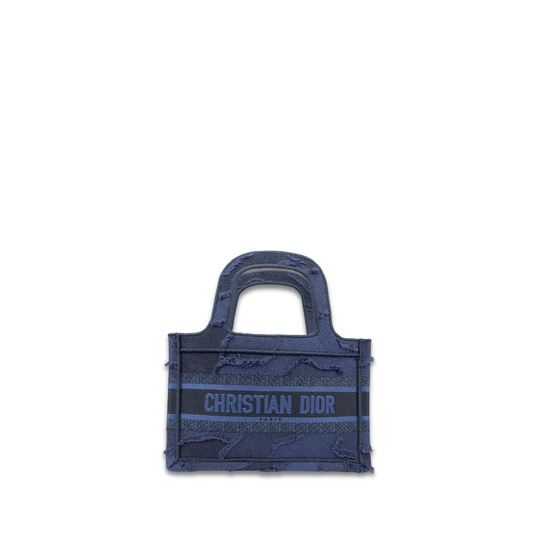 Dior Distressed Camouflage Mini Book Tote