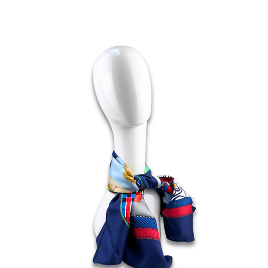 Hermès 'L'Elegance et le Confort en Automobile' Silk Scarf 90