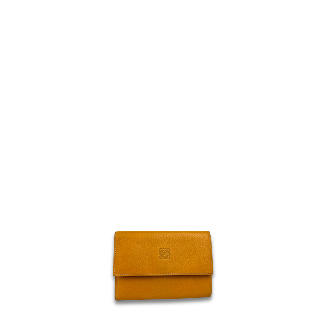 Loewe Beige Trifold Wallet
