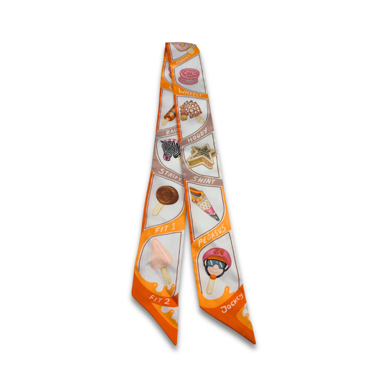 Hermès Funny Ice Cream Silk Twilly