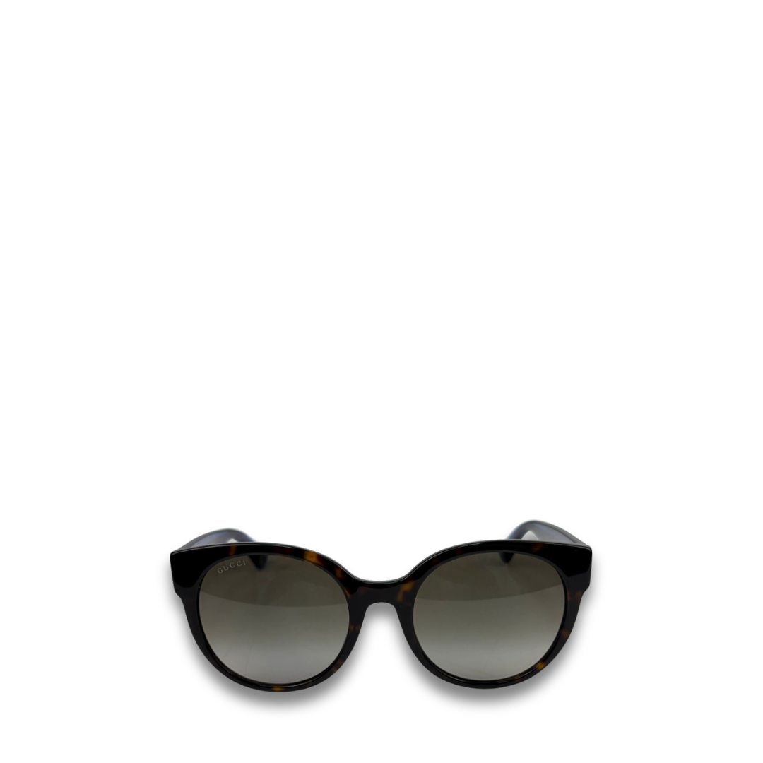 Gucci Round Tortoiseshell Sunglasses