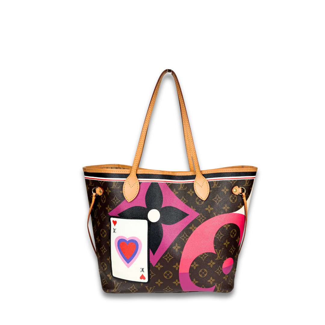 Louis Vuitton Limited Edition Monogram Game On Neverfull MM
