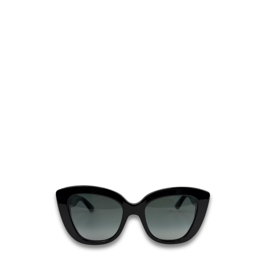 Gucci Oversized Black Cateye Sunglasses
