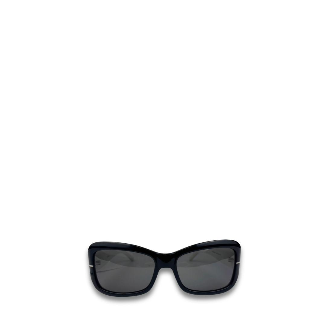 Valentino Rectangular Black Contrasting Sunglasses